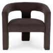 Mebel Elite Крісло для відпочинку Lille, велюрове, коричневе, ME.LILLE/BR/V/FW - Home Club, зображення 3