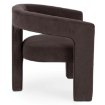 Mebel Elite Крісло для відпочинку Lille, велюрове, коричневе, ME.LILLE/BR/V/FW - Home Club, зображення 5