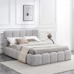 Mebel Elite Ліжко 140x200 Murcja з ящиком для речей, сіре, з букле, ME.MURCJA/140/P/TB/LOZZPOJ - Home Club, зображення 2