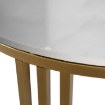 Mebel Elite Керамический столик Korin, белый глянцевый/золотой, ME.KORIN/B/PL/ZL/L - Home Club, изображение 5