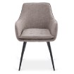 Mebel Elite Комплект: стол Alicante 160–200 см (черный/орех) и 4 стула Edrick (коричневые), ALICANTE/CZ/O/S160-200/EDRICK/BR/CZ/T/Z4/K - Home Club, изображение 12