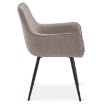 Mebel Elite Комплект: стол Alicante 160–200 см (черный/орех) и 4 стула Edrick (коричневые), ALICANTE/CZ/O/S160-200/EDRICK/BR/CZ/T/Z4/K - Home Club, изображение 13