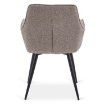 Mebel Elite Комплект: стол Alicante 160–200 см (черный/орех) и 4 стула Edrick (коричневые), ALICANTE/CZ/O/S160-200/EDRICK/BR/CZ/T/Z4/K - Home Club, изображение 15