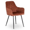 Mebel Elite Стул Bresso красного цвета из велюра, ME.BRESSO/RD/CZ/V/K - Home Club