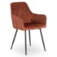Mebel Elite Стул Bresso красного цвета из велюра, ME.BRESSO/RD/CZ/V/K - Home Club
