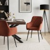 Mebel Elite Стул Bresso красного цвета из велюра, ME.BRESSO/RD/CZ/V/K - Home Club, изображение 2