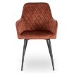 Mebel Elite Стул Bresso красного цвета из велюра, ME.BRESSO/RD/CZ/V/K - Home Club, изображение 3