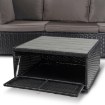 Mebel Elite Комплект садовой мебели Caliente, чёрный/коричневый, ME.CALIENTE/CZ/RT/OGR/ZES - Home Club, изображение 11