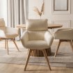 Mebel Elite Вращающееся кресло Dias кремового цвета из букле, ME.DIAS/KR/TB/K - Home Club, изображение 3