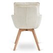 Mebel Elite Вращающееся кресло Dias кремового цвета из букле, ME.DIAS/KR/TB/K - Home Club, изображение 7