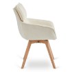 Mebel Elite Вращающееся кресло Dias кремового цвета из букле, ME.DIAS/KR/TB/K - Home Club, изображение 8