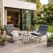 Mebel Elite Набор садовой мебели Nikea, серый, ME.NIKEA/CZ/T/ZES - Home Club, изображение 2