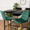 Mebel Elite Барный стул Arcos, зеленый, велюровый, ME.ARCOS/Z/ZL/V/H - Home Club, изображение 3