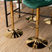 Mebel Elite Барный стул Arcos, зеленый, велюровый, ME.ARCOS/Z/ZL/V/H - Home Club, изображение 4