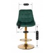 Mebel Elite Барный стул Arcos, зеленый, велюровый, ME.ARCOS/Z/ZL/V/H - Home Club, изображение 11