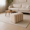 Mebel Elite Мягкий пуф Karbon, бежевый, ME.KARBON/KR/TB/PUF - Home Club, изображение 2