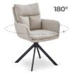 Mebel Elite Обертове крісло Paul, бежеве, ME.PAUL/BZ/CZ/T/K - Home Club