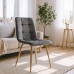 Mebel Elite Стул Fredy, серый, велюровый, ME.FREDY/P/D/V/K - Home Club, изображение 2