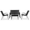 Mebel Elite Комплект садовой мебели Minnesota, черный, ME.MINNESOTA/CZ/T/OGR/ZES - Home Club, изображение 3