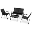 Mebel Elite Комплект садовой мебели Minnesota, черный, ME.MINNESOTA/CZ/T/OGR/ZES - Home Club, изображение 4