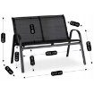 Mebel Elite Комплект садовой мебели Minnesota, черный, ME.MINNESOTA/CZ/T/OGR/ZES - Home Club, изображение 12
