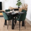Mebel Elite Раздвижной стол Max 80–160 см, черный, W.MAX/CZ/S - Home Club, изображение 2