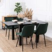 Mebel Elite Раздвижной стол Max 80–160 см, черный, W.MAX/CZ/S - Home Club, изображение 3
