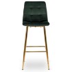 Mebel Elite Барный стул Ariel, зеленый, велюровый, ME.ARIEL/Z/ZL/V/H - Home Club, изображение 3