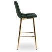 Mebel Elite Барный стул Ariel, зеленый, велюровый, ME.ARIEL/Z/ZL/V/H - Home Club, изображение 5