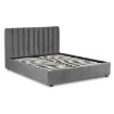 Mebel Elite Ліжко 160x200 Mari, велюрове, сіре, ME.MARI/160/CP/V/LOZ - Home Club, зображення 3