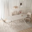 Mebel Elite Стол Lugo, раскладной, 90–190 см, кашемировый, ME.LUGO/KASZ/S - Home Club, изображение 4