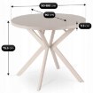 Mebel Elite Стол Lugo, раскладной, 90–190 см, кашемировый, ME.LUGO/KASZ/S - Home Club, изображение 11