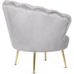 Mebel Elite Кресло Angel, серое, велюровое, ME.ANGEL/P/V/FW - Home Club, изображение 5