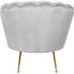 Mebel Elite Кресло Angel, серое, велюровое, ME.ANGEL/P/V/FW - Home Club, изображение 6