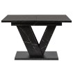 Mebel Elite Стол Clark, раскладной, 120–160 см, черный мрамор, PM.DUBAJ/CZM/S - Home Club, изображение 8