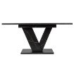 Mebel Elite Стол Clark, раскладной, 120–160 см, черный мрамор, PM.DUBAJ/CZM/S - Home Club, изображение 9