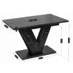 Mebel Elite Стол Clark, раскладной, 120–160 см, черный мрамор, PM.DUBAJ/CZM/S - Home Club, изображение 10