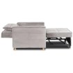 Mebel Elite Розкладне крісло Solor, сіре велюрове, ME.SOLOR2/P/V/FW - Home Club, зображення 7