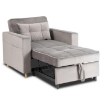 Mebel Elite Розкладне крісло Solor, сіре велюрове, ME.SOLOR2/P/V/FW - Home Club, зображення 8