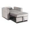 Mebel Elite Розкладне крісло Solor, сіре велюрове, ME.SOLOR2/P/V/FW - Home Club, зображення 9