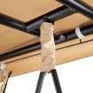 Mebel Elite Садовая качель Carmen, бежево-черная, ME.CARMEN/BZ/T/OGR/HUS - Home Club, изображение 7