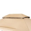 Mebel Elite Садовая качель Carmen, бежево-черная, ME.CARMEN/BZ/T/OGR/HUS - Home Club, изображение 11