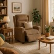 Mebel Elite Раскладной кресло Spencer, коричневый, из вельвета, ME.SPENCER/BR/SZTR/FW - Home Club, изображение 2