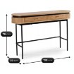 Mebel Elite Туалетный столик Beck «Рифлованный дуб», ME.BECK/D/B120 - Home Club, изображение 7