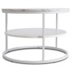 Mebel Elite Столик Best «Білий мармур», ME.BEST/BM/B/L - Home Club, зображення 3