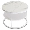 Mebel Elite Столик Best «Білий мармур», ME.BEST/BM/B/L - Home Club, зображення 4