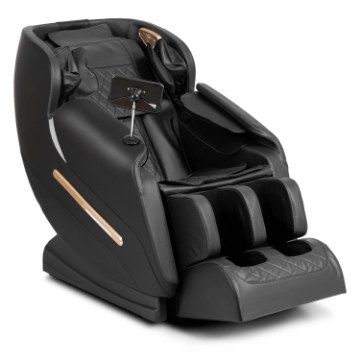 Mebel Elite Массажное кресло Vx Max, чёрное, из экокожи, ME.VXMAX/CZ/E/FW - Home Club