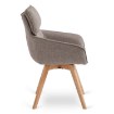 Mebel Elite Вращающееся кресло Dias, коричневое, ME.DIAS/BR/T/K - Home Club, изображение 7
