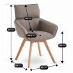 Mebel Elite Вращающееся кресло Dias, коричневое, ME.DIAS/BR/T/K - Home Club, изображение 9