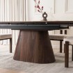 Mebel Elite Стол Lizbona, керамический, раскладной, 160–200 см, белый мрамор/орех, ME.LIZBONA/BM/O/CER/S160-200 - Home Club, изображение 7